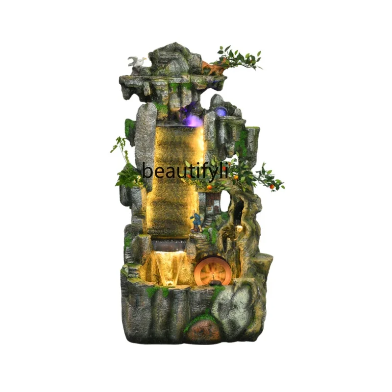 Chinese Style Artificial Mountain and Fountain Fish Pond Landscape Make a Fortune as Endless as Flowing Water Floor Ornaments
Chinese Style Artificial Mountain and Fountain Fish Pond Landscape Make a Fortune as Endless as Flowing Water Floor Ornaments
