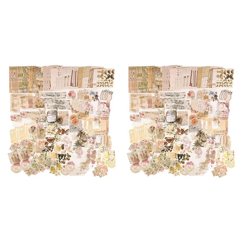 520Pcs Vintage Scrapbooking Stickers Pack,DIY Retro Journaling Supplies Stickers Kit,Flowers Scrapbook Paper Accessories
520Pcs Vintage Scrapbooking Stickers Pack,DIY Retro Journaling Supplies Stickers Kit,Flowers Scrapbook Paper Accessories