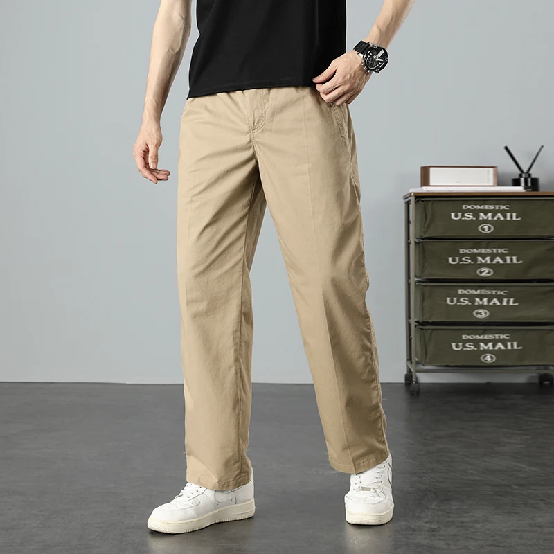 Mens Casual Cargo Cotton Pants Men Pocket Loose Straight Pants Elastic Work Trousers Slim Fit Joggers Male Plus Large Size 6XL
Mens Casual Cargo Cotton Pants Men Pocket Loose Straight Pants Elastic Work Trousers Slim Fit Joggers Male Plus Large Size 6XL