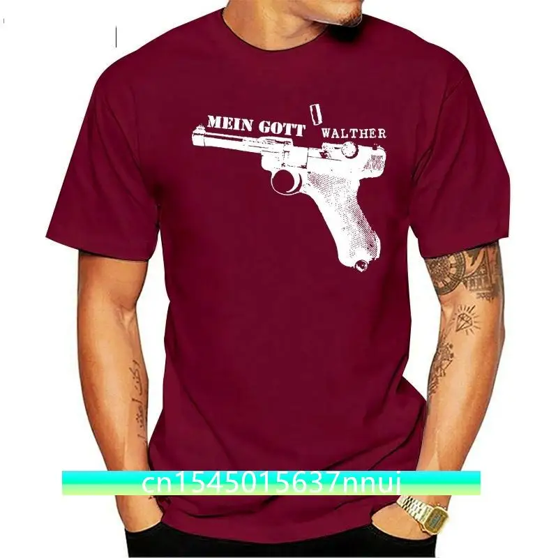 Mein Gott Walther - T-Shirt{Siebdruck}Pistole|P08|Luger|Waffe|Parabellum|Military Fashion New Tees Novelty O-Neck Tops T Shirts
Mein Gott Walther - T-Shirt{Siebdruck}Pistole|P08|Luger|Waffe|Parabellum|Military Fashion New Tees Novelty O-Neck Tops T Shirts