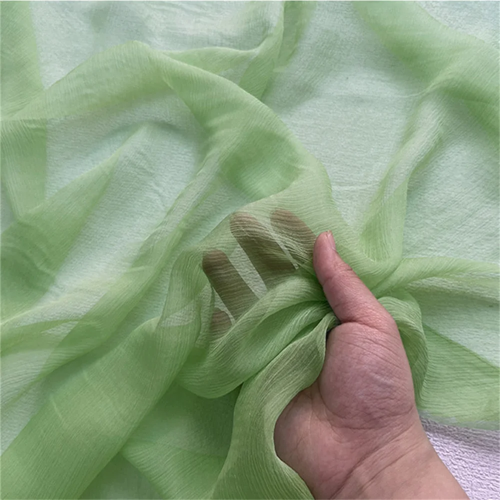 Женское платье из креп-шифона, элегантное платье из 100% чистого шелка тутового шелкопряда, весенняя одежда