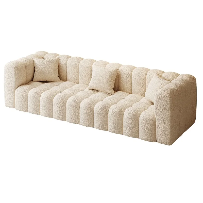 

Luxury Accent Sofa Puffs Italiano Living Room Designer Lazy Modern Cloud Nordic Couch White Divani Da Soggiorno Furniture