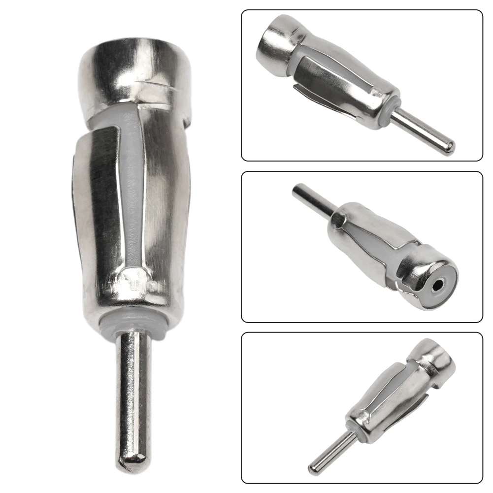 

Antenna Adapter Universal Car Vehicle Aerial Antenna Mast Adapter Stereo Radio ISO To Din Metal Alloy Mast Adapter Connector