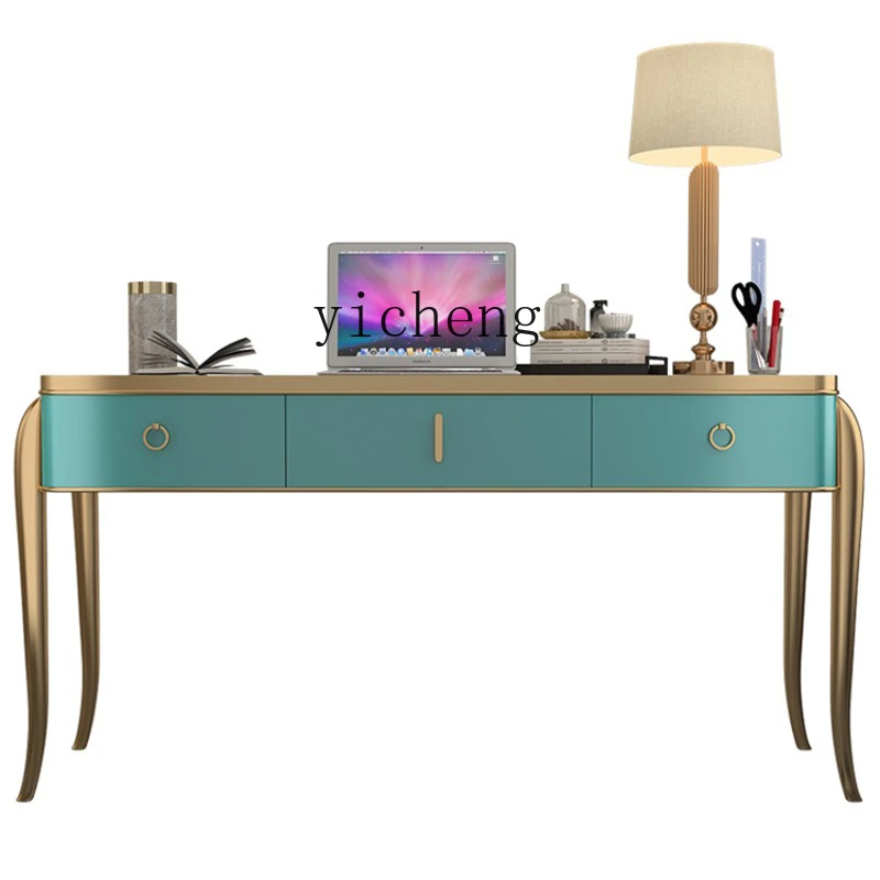 YY American Light Luxury Style Solid Wood Desk Modern Minimalist Champagne Paint Home Table and Chair
YY American Light Luxury Style Solid Wood Desk Modern Minimalist Champagne Paint Home Table and Chair