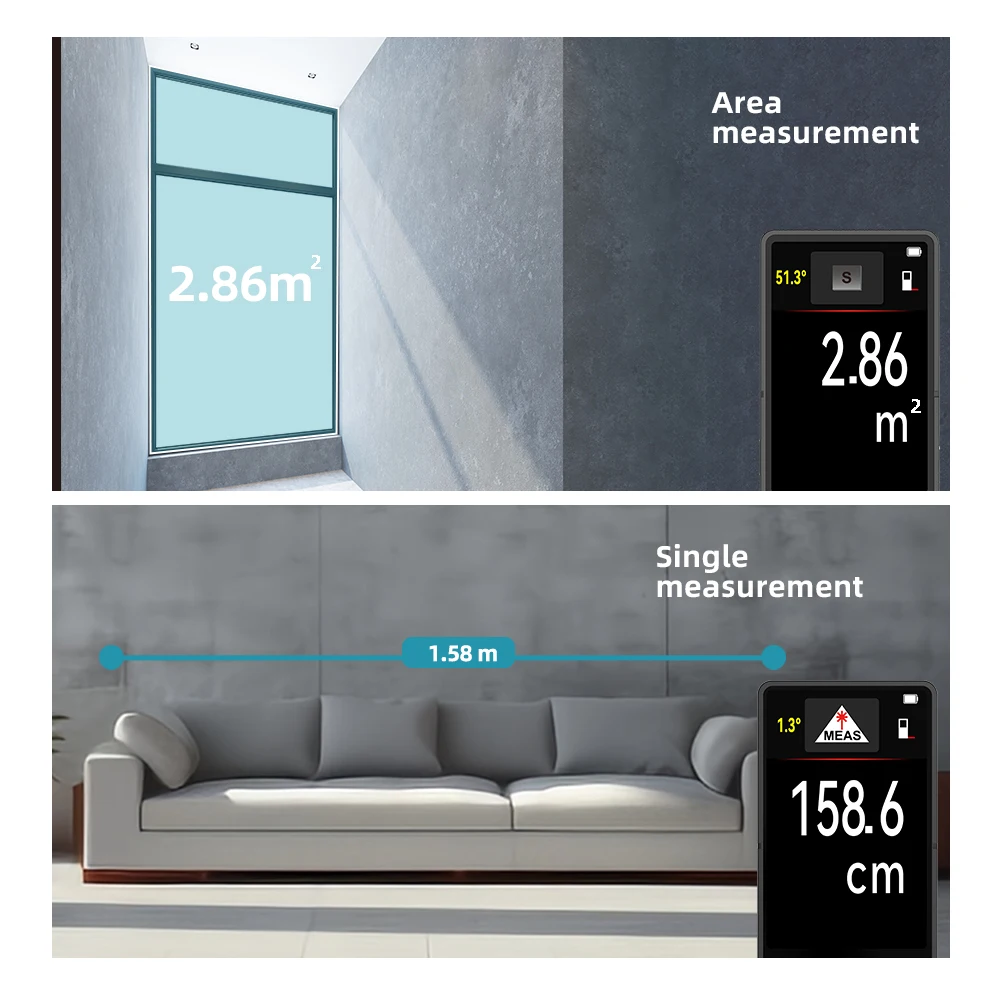 MiLESEEY D9 Laser Distance Meter,Bluetooth Laser Tape Measure,100M Laser Measure with Visual Aligning,Easily draw CAD MiLESEEY D9 Laser Distance Meter,Bluetooth Laser Tape Measure,100M Laser Measure with Visual Aligning,Easily draw CAD