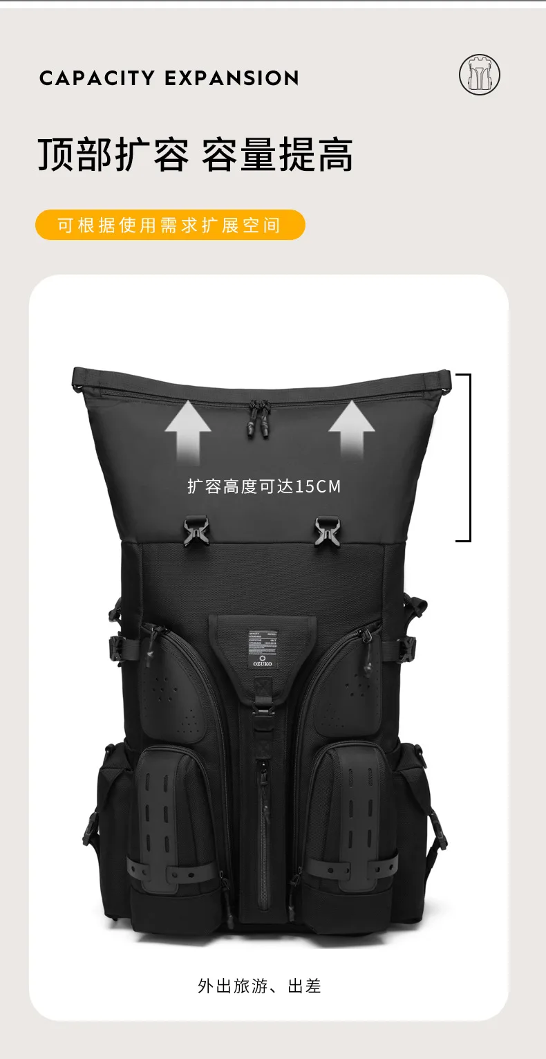 OZUKO Tactical Backpack Army Attack Bag Molle System Bags Backpacks Outdoor Sport Backpack Camping Walking Backpacks 12 OZUKO Tactical Backpack Army Attack Bag Molle System Bags Backpacks Outdoor Sport Backpack Camping Walking Backpacks