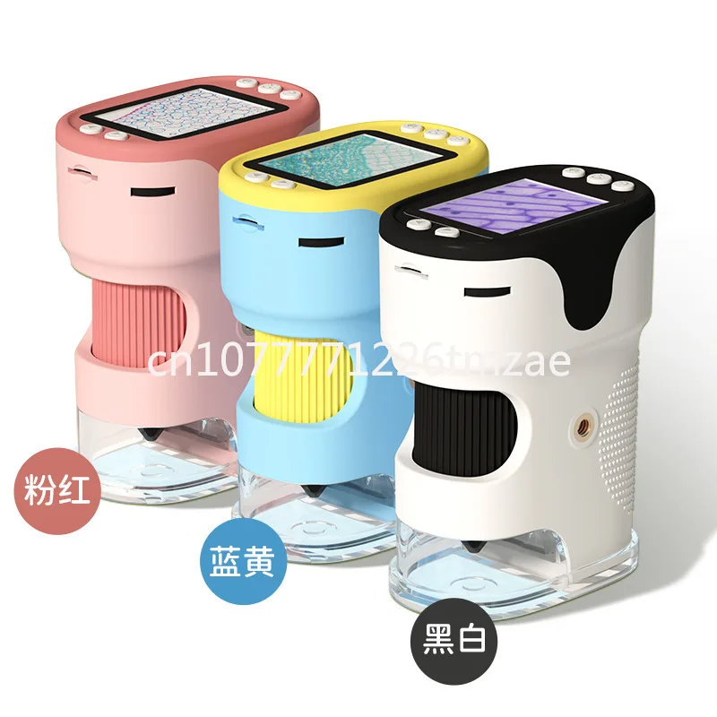

Portable with Screen Photo Sharing Microscope Children Science Middle School Students Can See Bacteria 1000 Times