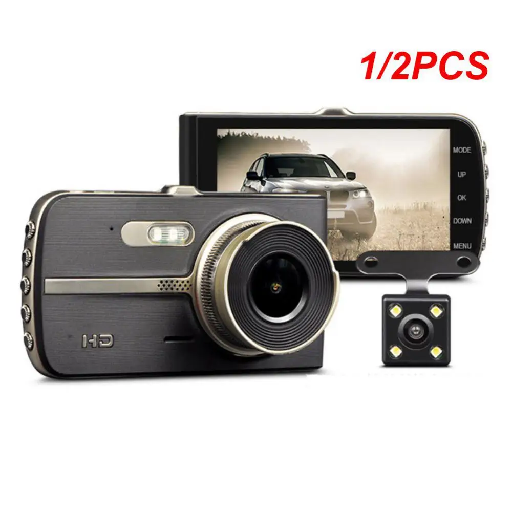 

Car DVR Video Recorder Dash Camera 1080P Rear View Dual Lens 4 Full G Sensor Portable Cycle Recording Dash Cam Dashcam