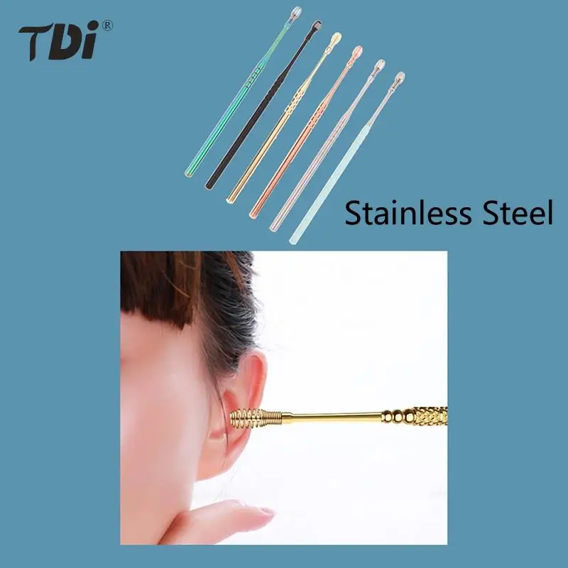 Stainless Steel Ear Wax Pickers Spring Earpick Wax Remover Curette Ear Pick Cleaner Ear Cleaner Spoon Care Ear Clean Tool
Stainless Steel Ear Wax Pickers Spring Earpick Wax Remover Curette Ear Pick Cleaner Ear Cleaner Spoon Care Ear Clean Tool