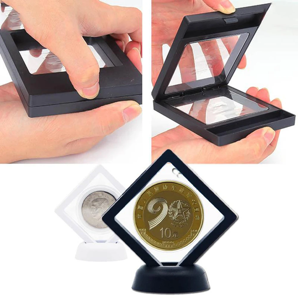 5/10PCS Coin Display Box Suspended Transparent Packaging Box Commemorative Coins Badge Coin Jewelry Display Gift Box Black White
5/10PCS Coin Display Box Suspended Transparent Packaging Box Commemorative Coins Badge Coin Jewelry Display Gift Box Black White