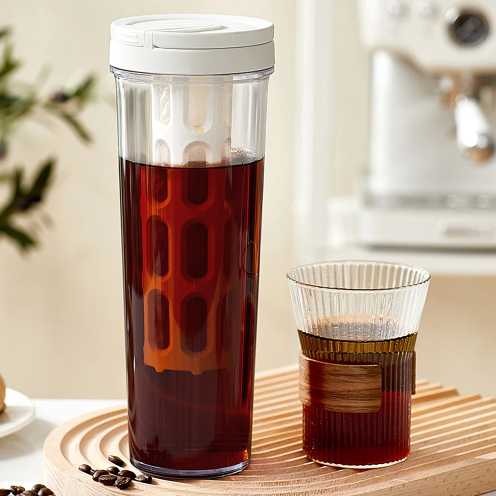Household Water Bottle with Ring Handle, Hand-brewed Filter Cup, Fine Mesh Strainer, Dripping Ice Coffee Pot, Cold Brew Jug, 1L
Household Water Bottle with Ring Handle, Hand-brewed Filter Cup, Fine Mesh Strainer, Dripping Ice Coffee Pot, Cold Brew Jug, 1L