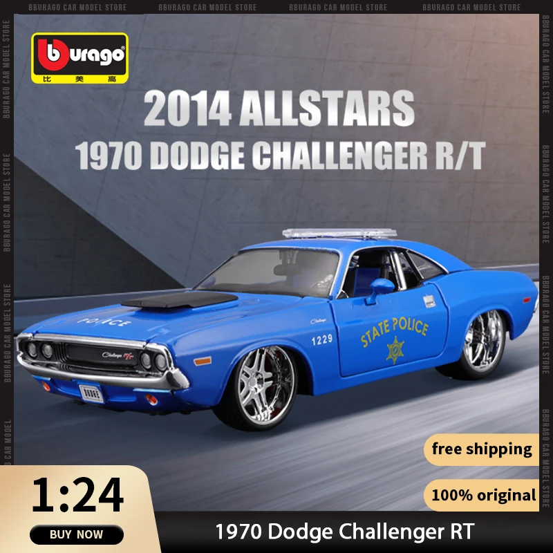 1:24 Maisto1970 Dodge Challenger Rt спортивный автомобиль литый под давлением модель автомобиля из сплава Классические коллекционные украшения роскошный подарок
1:24 Maisto1970 Dodge Challenger Rt спортивный автомобиль литый под давлением модель автомобиля из сплава Классические коллекционные украшения роскошный подарок
