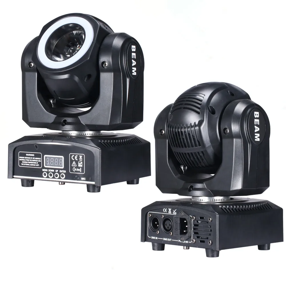 

Mini Led 60W Beam Moving With 12LED SMD5050 RGB 3in1 Halo Effect Led Wash Super Bright LED DJ Spot Light Dmx Control