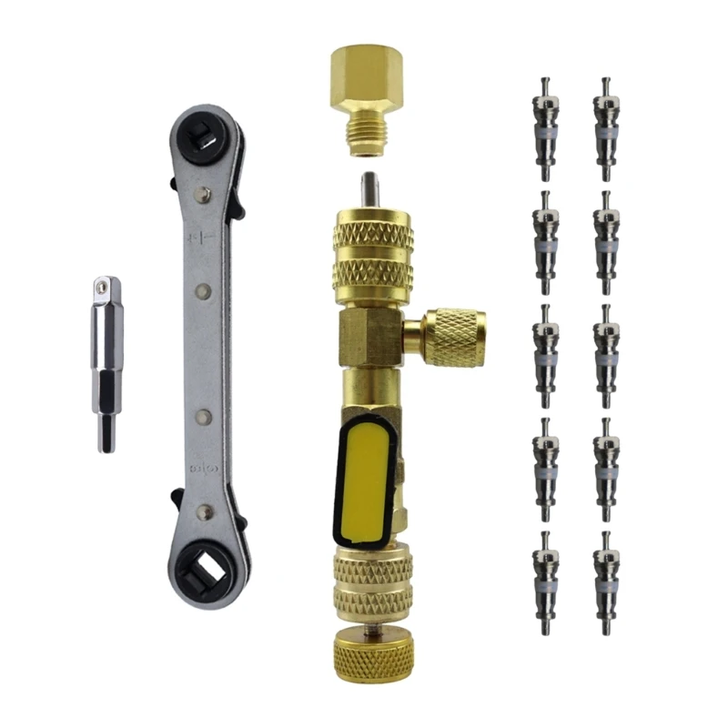 Valves Cores Remover Tool for HVAC Equipments Repair and HVAC Service Wrench Set D7WD
Valves Cores Remover Tool for HVAC Equipments Repair and HVAC Service Wrench Set D7WD