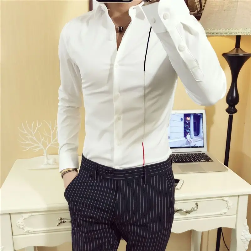 High Quality Men’s Spring&Autumn Fashion Korea Version Long Sleeve Casual Shirts Slim-fit Handsome All Match Business Shirt;
High Quality Men’s Spring&Autumn Fashion Korea Version Long Sleeve Casual Shirts Slim-fit Handsome All Match Business Shirt;