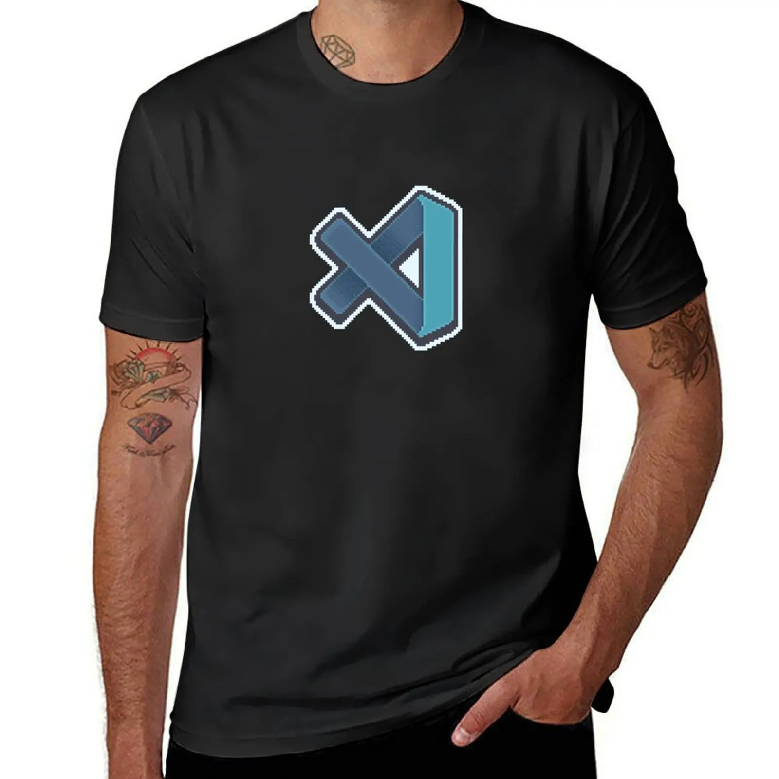 Visual Studio Code Pixel Art T-Shirt sublime quick-drying cute tops t shirts for men
Visual Studio Code Pixel Art T-Shirt sublime quick-drying cute tops t shirts for men