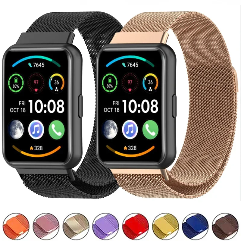 Ремешок магнитный для Huawei Watch Fit 2, браслет из нержавеющей стали, металлический браслет для huawei watch fit 1
Ремешок магнитный для Huawei Watch Fit 2, браслет из нержавеющей стали, металлический браслет для huawei watch fit 1