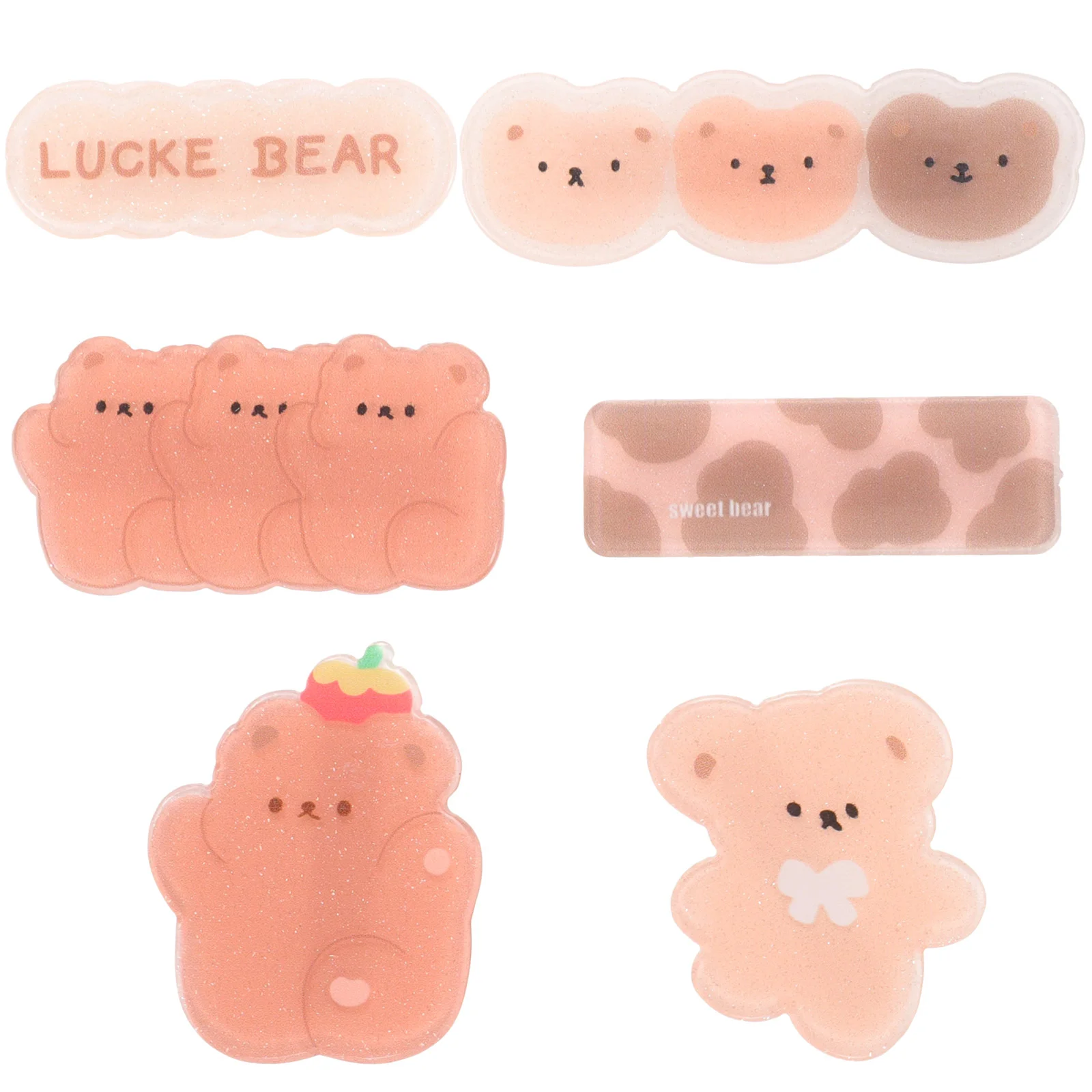 6pcs Hair Clips Girls Hairpin Women Bear Hair Barrette Hair Accessory Cartoon Hairpins
6pcs Hair Clips Girls Hairpin Women Bear Hair Barrette Hair Accessory Cartoon Hairpins