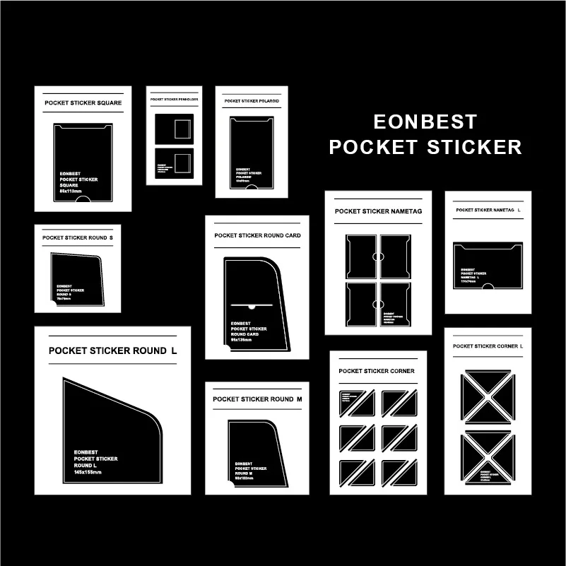 PVC Transparent Insert Pocket Stickers on Notebook Covers Clear Pen Holder Planner Organizer Album Photo Corner Stickers NameTag 
PVC Transparent Insert Pocket Stickers on Notebook Covers Clear Pen Holder Planner Organizer Album Photo Corner Stickers NameTag