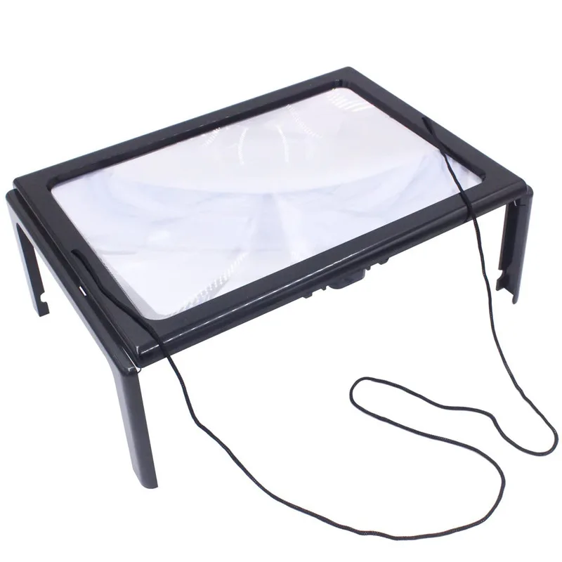 Usb Desktop External Power Supply 12 Led Lights 2.5X Hanging Square Full-Page Magnifying Glass for Sewing Knitting Reading Glass
Usb Desktop External Power Supply 12 Led Lights 2.5X Hanging Square Full-Page Magnifying Glass for Sewing Knitting Reading Glass