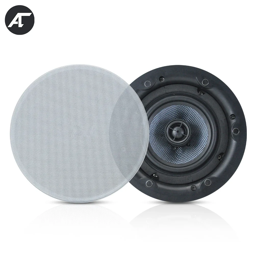 

5.25 inch Coaxial Ceiling Speaker Stereo Home Theater Surround Sound System 30W powerful Roof Loudspeaker for Hotel Restaurant