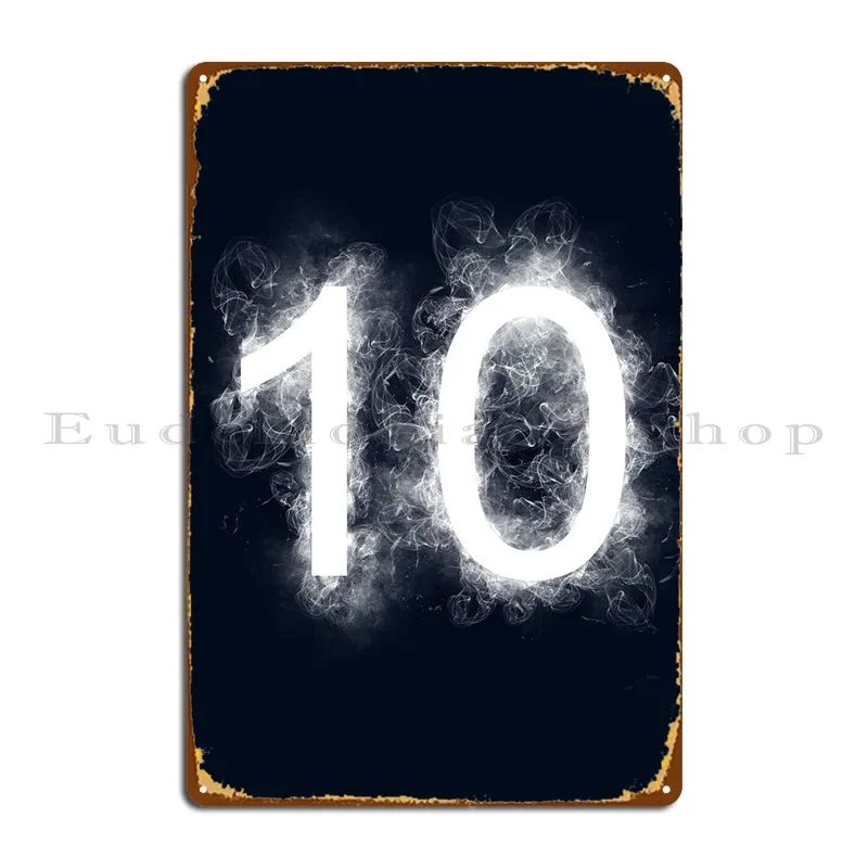 

10 дымчатый металлический плакат с табличкой, персонализированный жестяной плакат для гаража, дома, гостиной, кинотеатра