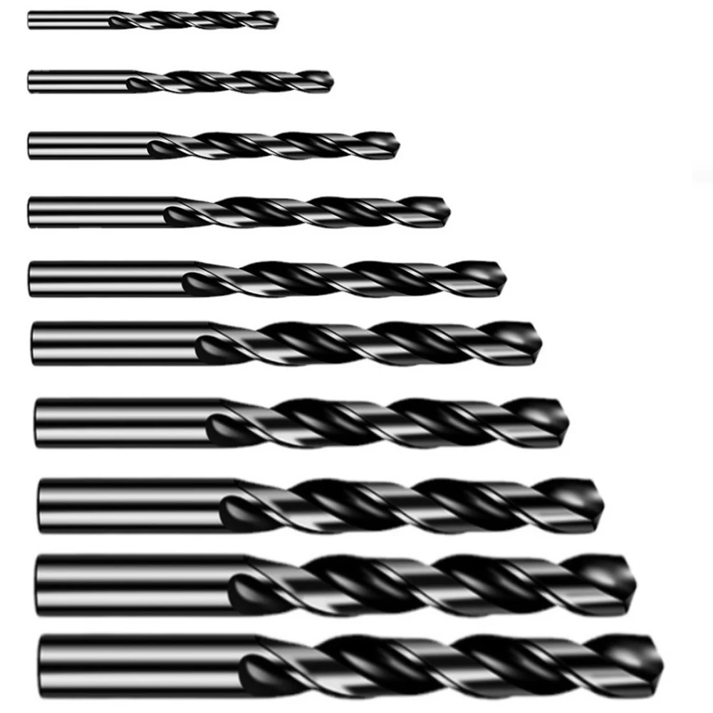 

Электрическая дрель, набор из 10 насадок 1-10 мм, из вольфрамовой стали, для сверления отверстий из нержавеющей стали, металла, пластика