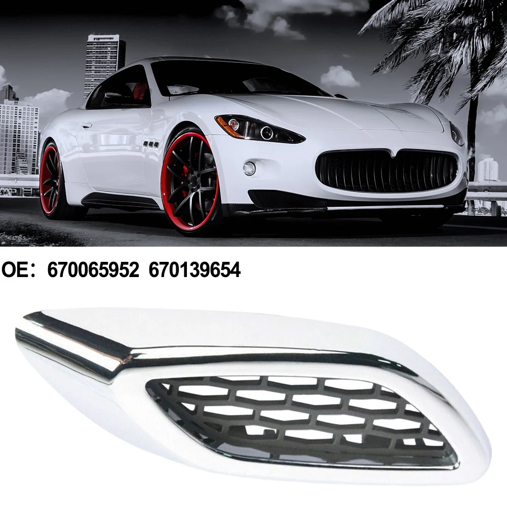 Air Outlet Car Fender 670065952 Bright Chrome Durable And Functional Fender Cover Lateral Air Vent Auto Accessories
Air Outlet Car Fender 670065952 Bright Chrome Durable And Functional Fender Cover Lateral Air Vent Auto Accessories
