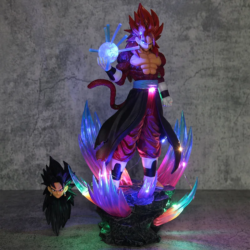 38cm Dragon Ball Ssj4 Vegeto Figure Super Saiyan 4 Anime Figures 2 Heads With Led Figurine Pvc Model Statue Decoration Toys Gift
38cm Dragon Ball Ssj4 Vegeto Figure Super Saiyan 4 Anime Figures 2 Heads With Led Figurine Pvc Model Statue Decoration Toys Gift