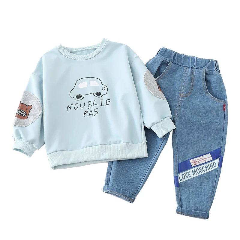 New Children Cotton Clothes Baby Boys Sweater Tops + Pants 2Pcs/sets Infant for Boy Kids Fashion Toddler Tracksuits Outfits
New Children Cotton Clothes Baby Boys Sweater Tops + Pants 2Pcs/sets Infant for Boy Kids Fashion Toddler Tracksuits Outfits