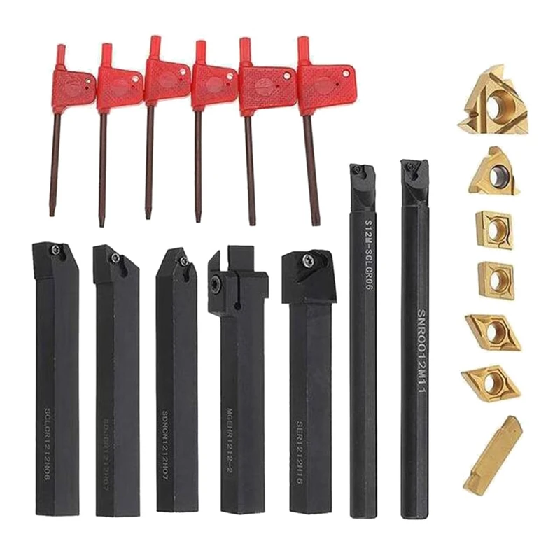 12Mm Lathe Turning Tool Holder Boring Bar Lathe Tool Lathe Cutter Metal Turning Rod Industrial With Carbide Inserts
12Mm Lathe Turning Tool Holder Boring Bar Lathe Tool Lathe Cutter Metal Turning Rod Industrial With Carbide Inserts