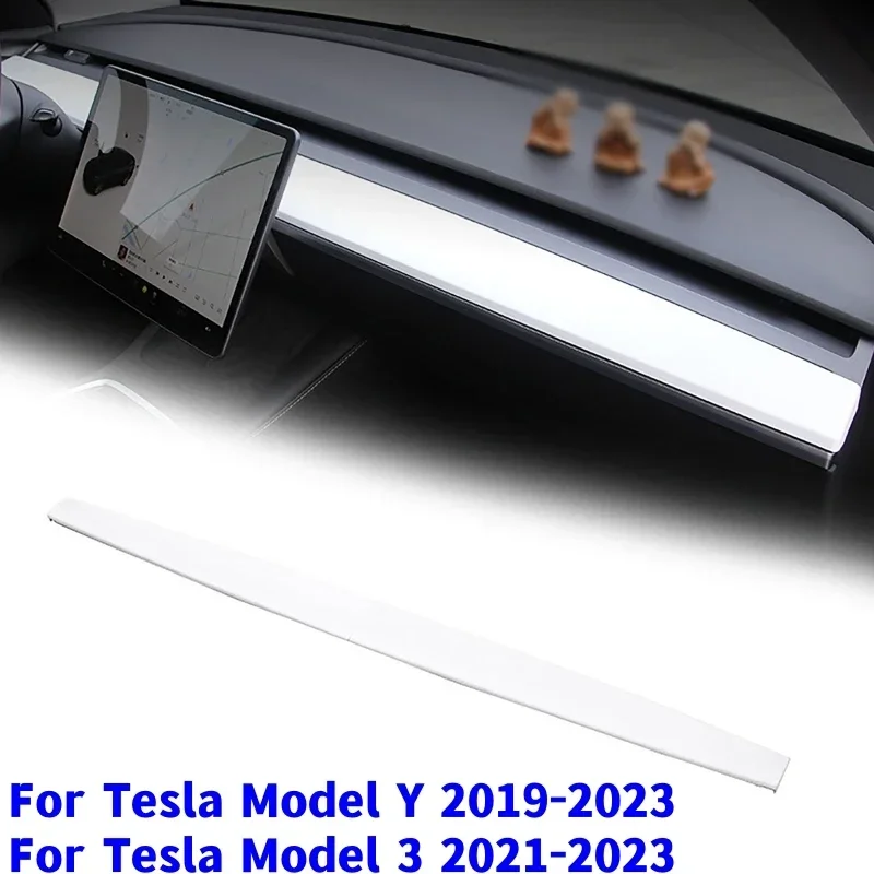 

Car Central Control Workbench Bright Strips Modified Decorative Interior For Tesla Model 3/Y 2019-2023