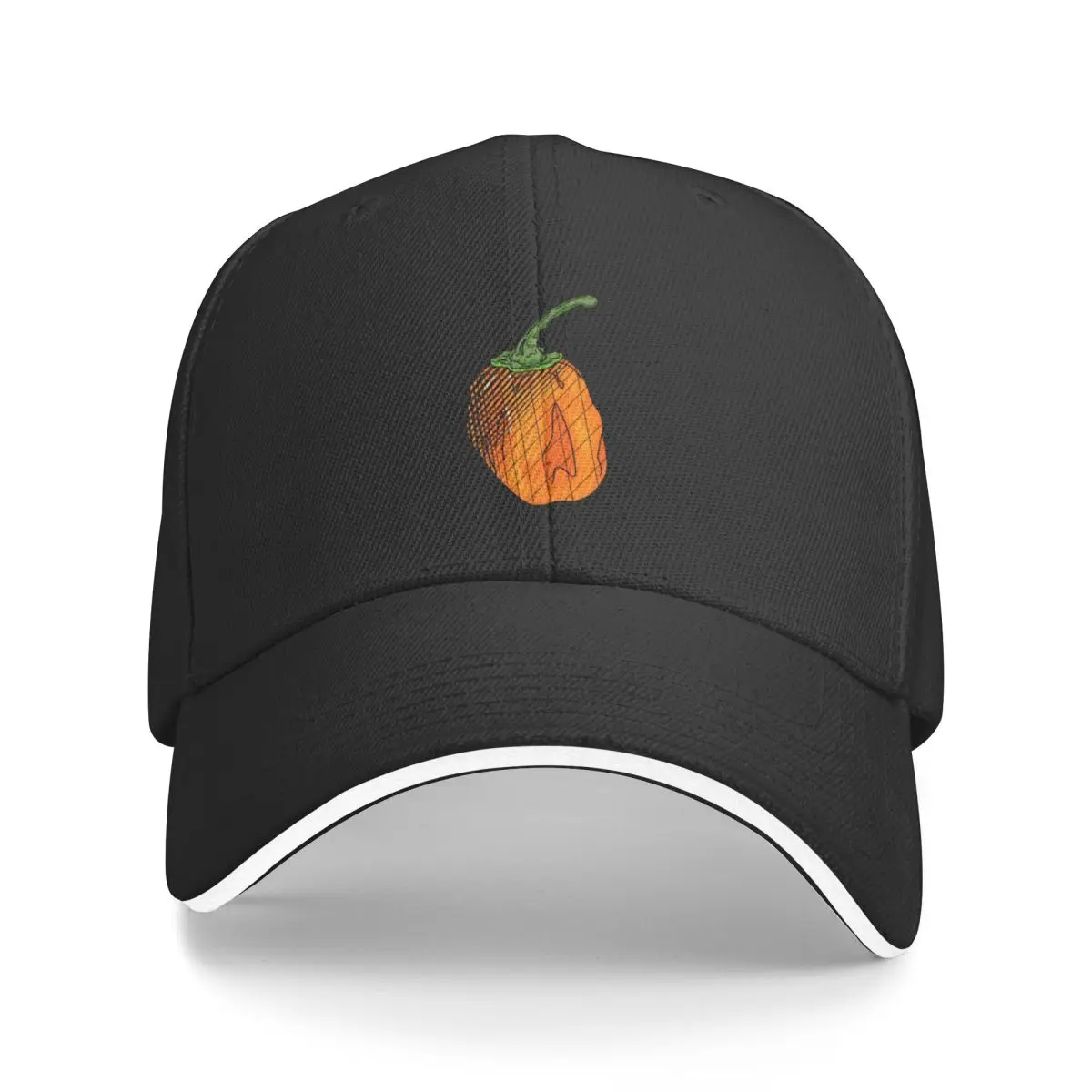 

New Habanero Chilli Pepper Spicy Baseball Cap hard hat Bobble Hat Hat Man For The Sun Golf Wear Men Women's