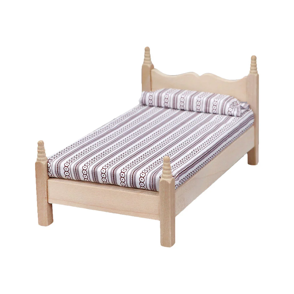 Classic Single Bed Mini Scene Decor Adornments Miniatures Craft Decors House Ornament
Classic Single Bed Mini Scene Decor Adornments Miniatures Craft Decors House Ornament
