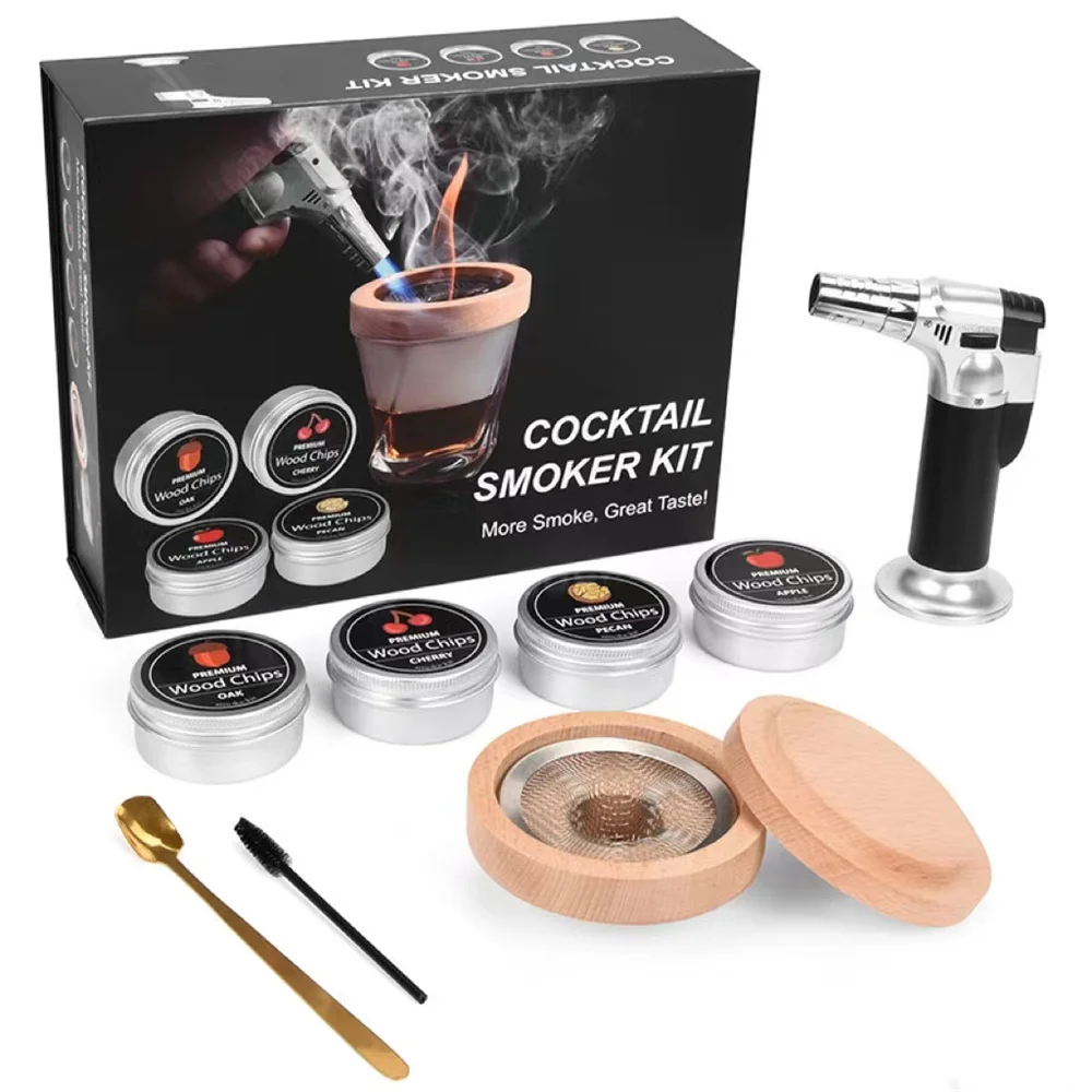 Cocktail Cooking Smoke Set Can Be Changed To Different Flavor Enhanced Wood Chips Gift Box
Cocktail Cooking Smoke Set Can Be Changed To Different Flavor Enhanced Wood Chips Gift Box