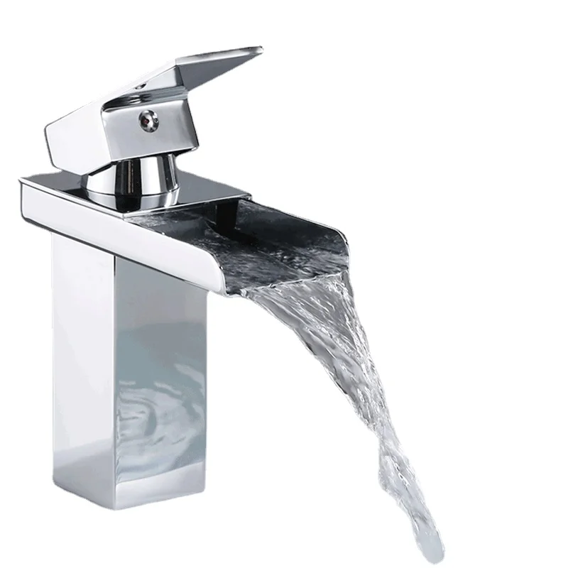 Stainless Steel Chrome Plated Vanity Sink Faucet Hot and Cold Mixing Faucet Countertop Mount Bathroom Basin Faucet
Stainless Steel Chrome Plated Vanity Sink Faucet Hot and Cold Mixing Faucet Countertop Mount Bathroom Basin Faucet