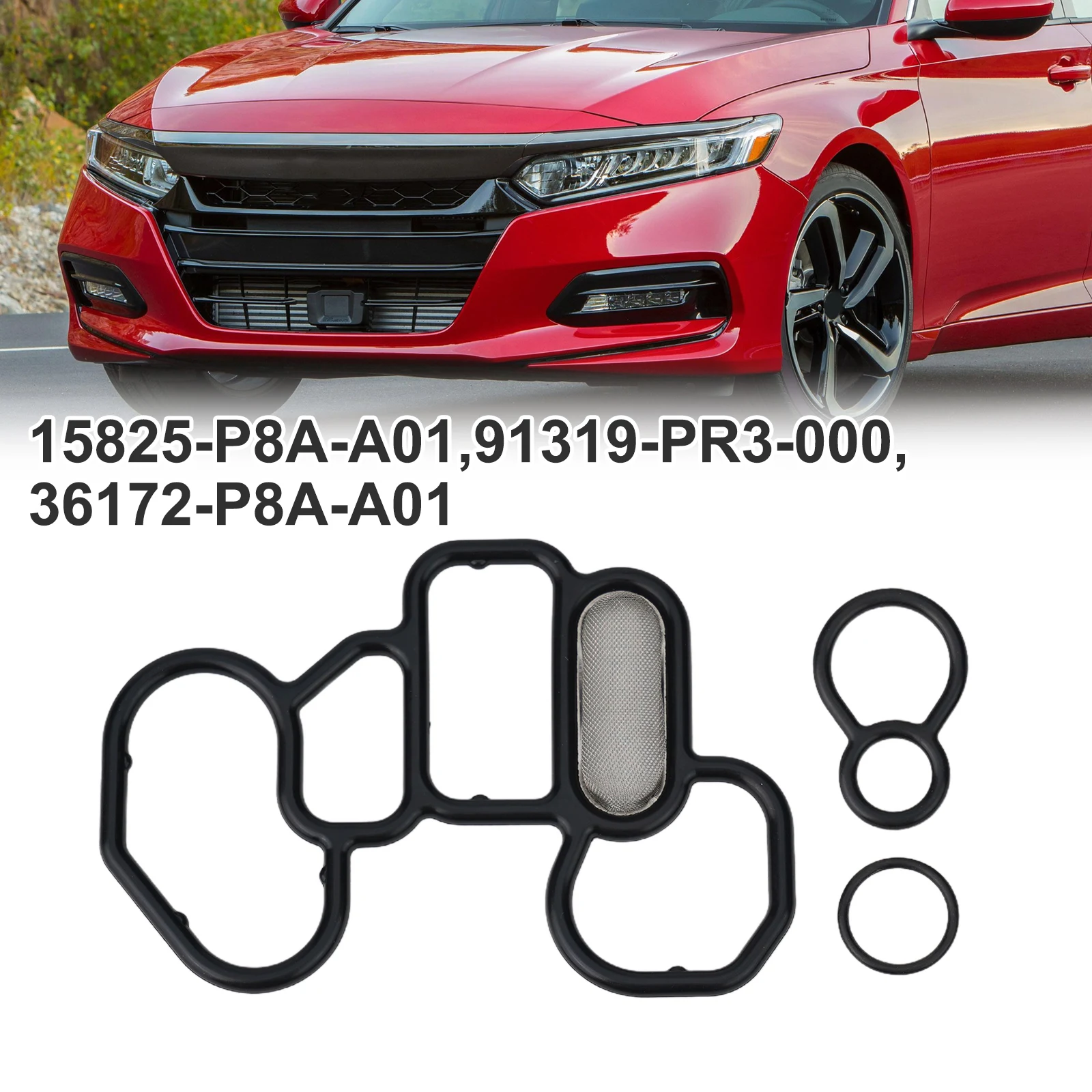 91319-PR3-000 Spool Valve Gasket Spool Valve ABS Rubber Gasket Kit Solenoid For Honda For Accord 15825 Brand New
91319-PR3-000 Spool Valve Gasket Spool Valve ABS Rubber Gasket Kit Solenoid For Honda For Accord 15825 Brand New