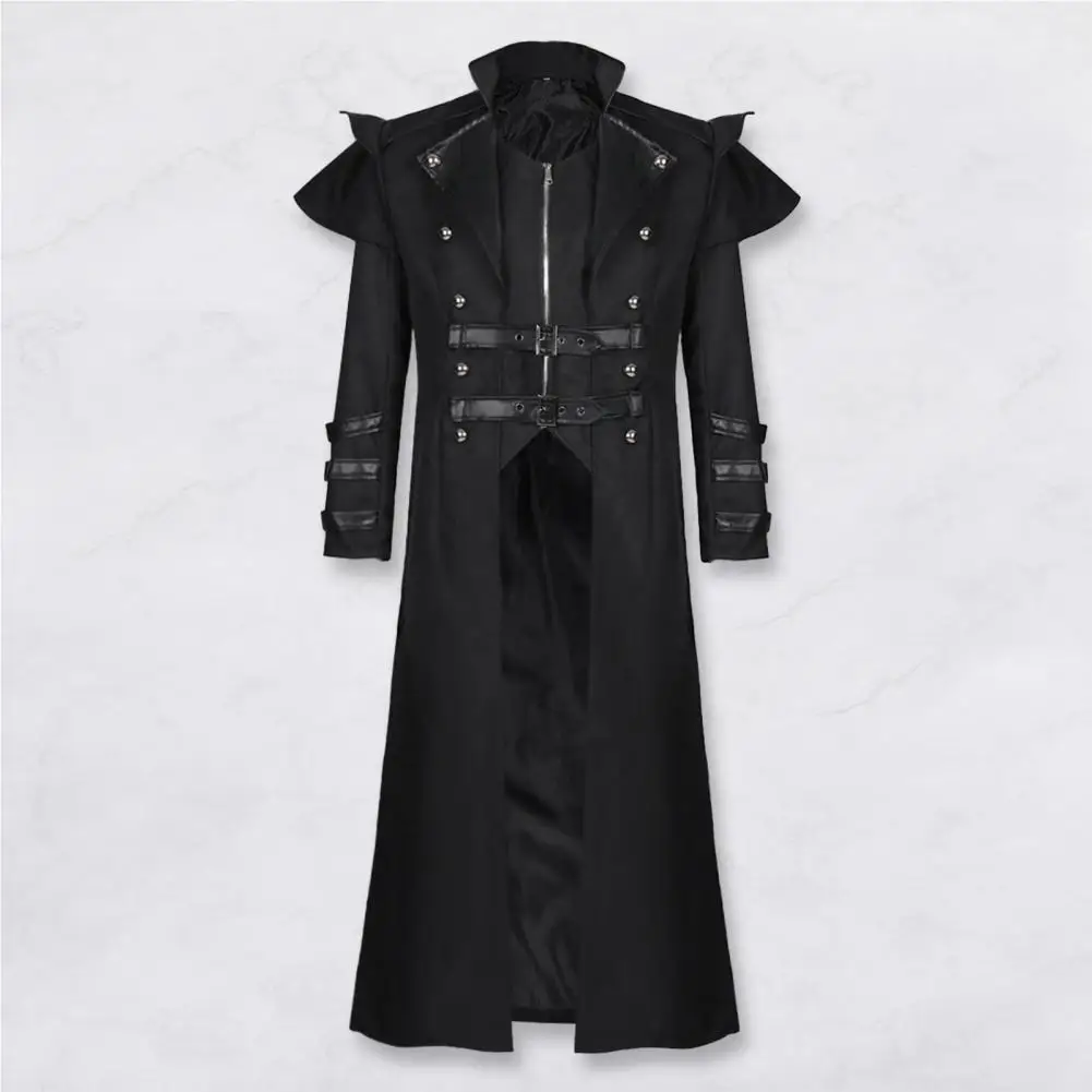 

Men Retro Palace Style Jacket Medieval Royal Gothic Steampunk Cosplay Men's Coat for Halloween Stage Show Performance Retro