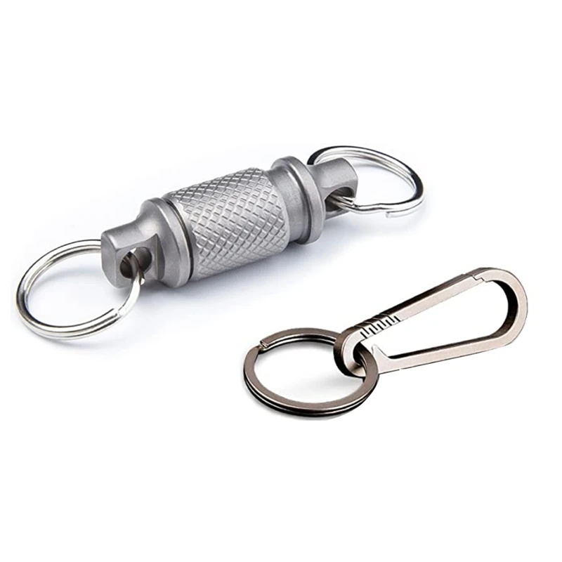 New-Titanium Quick Release Keychain,Detachable Key Ring Pull Apart Keychain,Key Holder Accessory 360-Degree Rotation
New-Titanium Quick Release Keychain,Detachable Key Ring Pull Apart Keychain,Key Holder Accessory 360-Degree Rotation