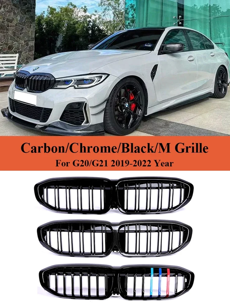 Front Kidney Bumper M Color Grille For BMW 3 Series G20 G21 G28 2019-2023 Carbon Racing Grille 316i 318i 320i Car Accessories
Front Kidney Bumper M Color Grille For BMW 3 Series G20 G21 G28 2019-2023 Carbon Racing Grille 316i 318i 320i Car Accessories
