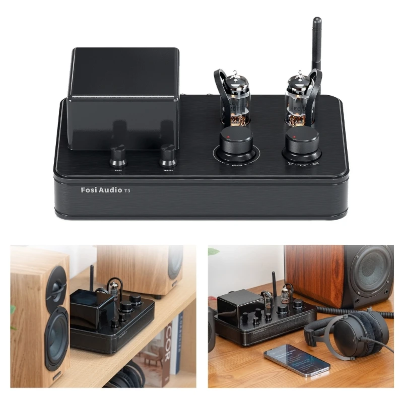 Audios 2.1 Channel BT5.0 Tube Receiver Amplifier T3 ClassAB HiFi Tube Headphone Amp For Home Passive Speakers Dropship
Audios 2.1 Channel BT5.0 Tube Receiver Amplifier T3 ClassAB HiFi Tube Headphone Amp For Home Passive Speakers Dropship