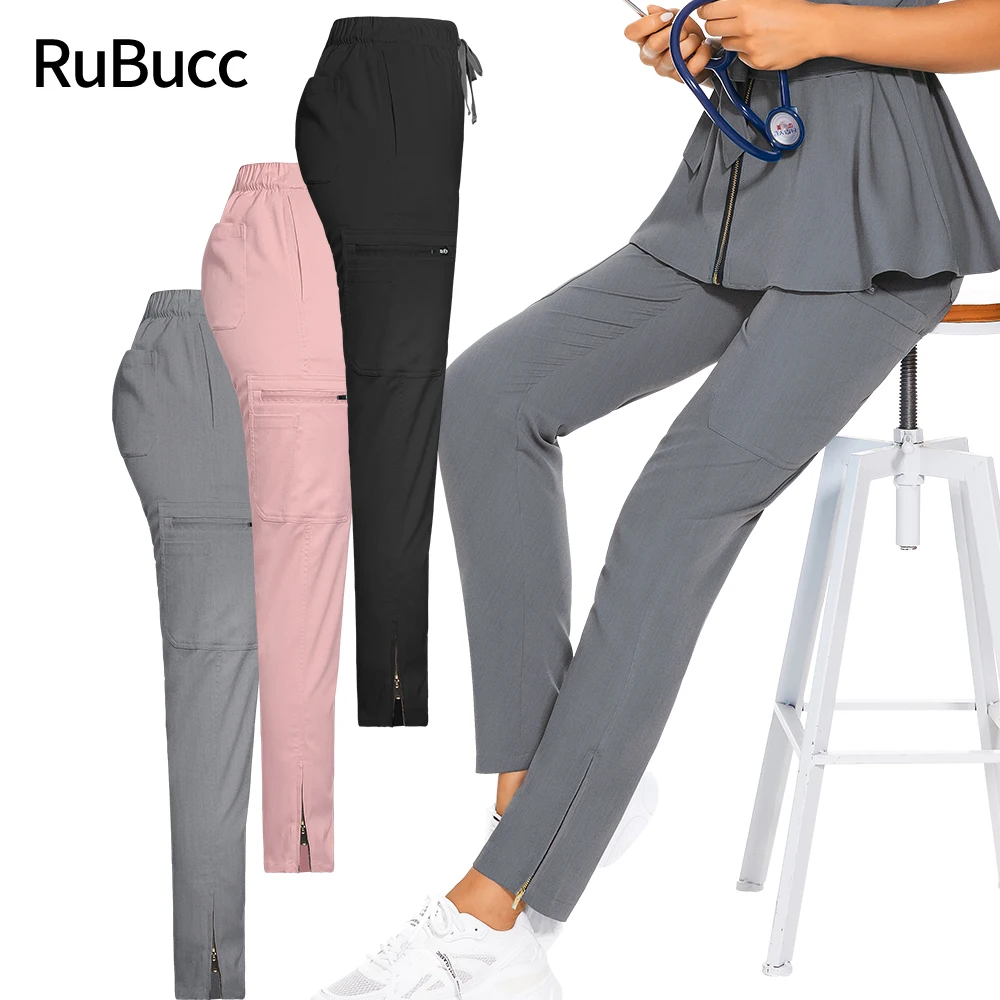 Autumn Summer Women's Straight Pants Loose High Waist Casual Trousers Female Solid Color Nurse Office Scrub Pants Doctor Bottoms
Autumn Summer Women's Straight Pants Loose High Waist Casual Trousers Female Solid Color Nurse Office Scrub Pants Doctor Bottoms