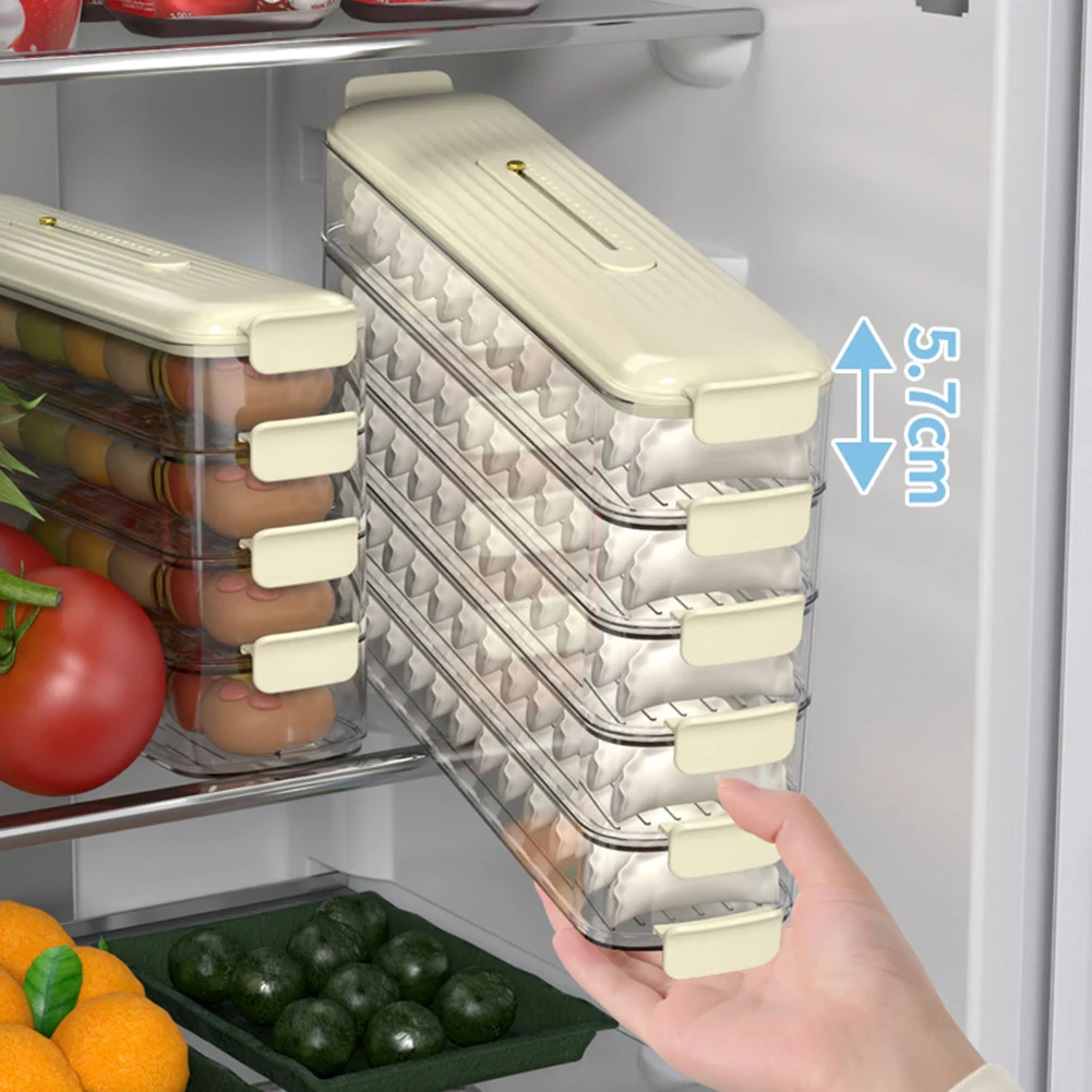 4 Layer Food Storage Containers Kitchen Organizer Dumpling Storage Box With Lids For Kitchen And Refrigerator Dumpling Box
4 Layer Food Storage Containers Kitchen Organizer Dumpling Storage Box With Lids For Kitchen And Refrigerator Dumpling Box