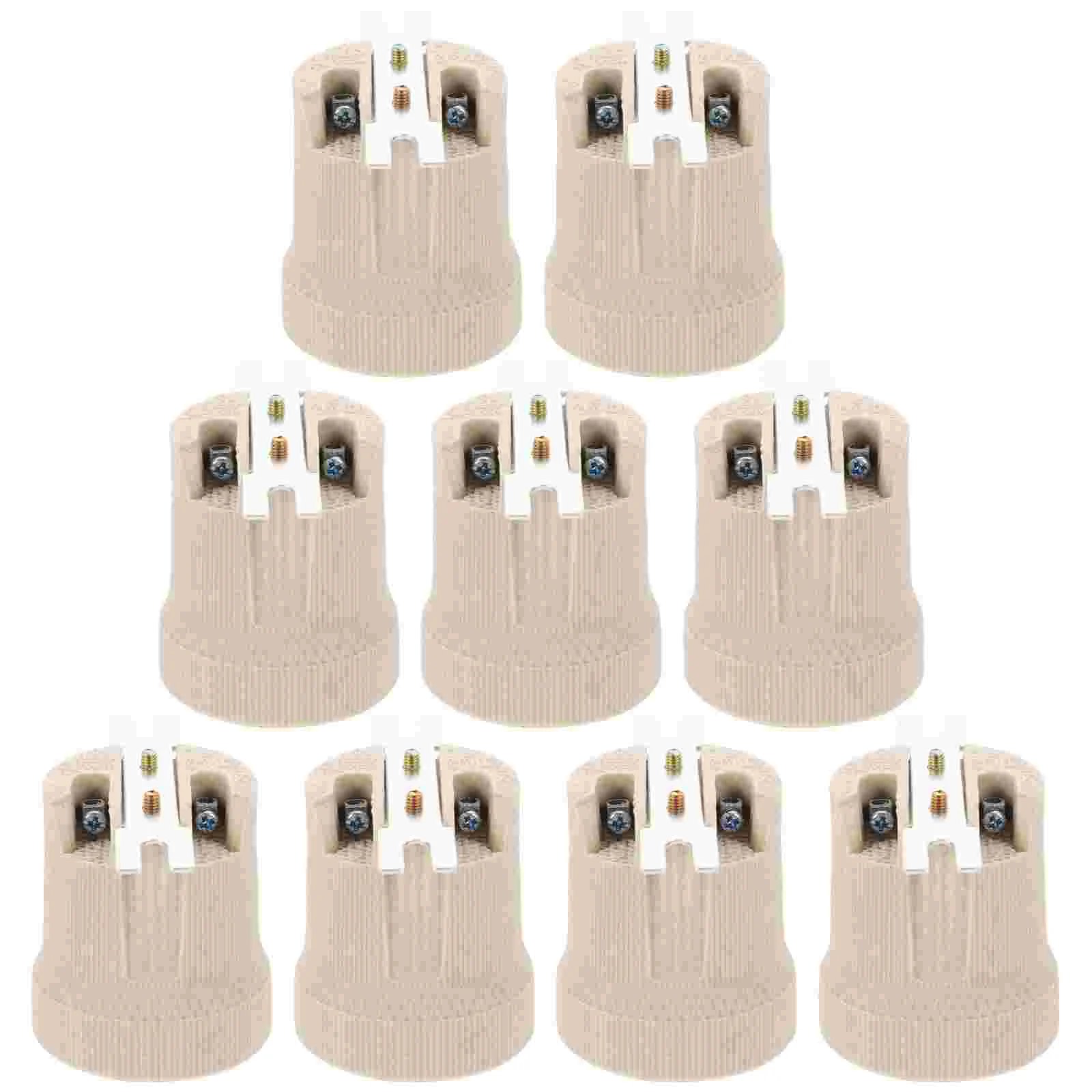 12 Pcs E27 Ceramic Lamp Holder Bulb Socket Receptacle Outlet Base Light Chandelier
12 Pcs E27 Ceramic Lamp Holder Bulb Socket Receptacle Outlet Base Light Chandelier