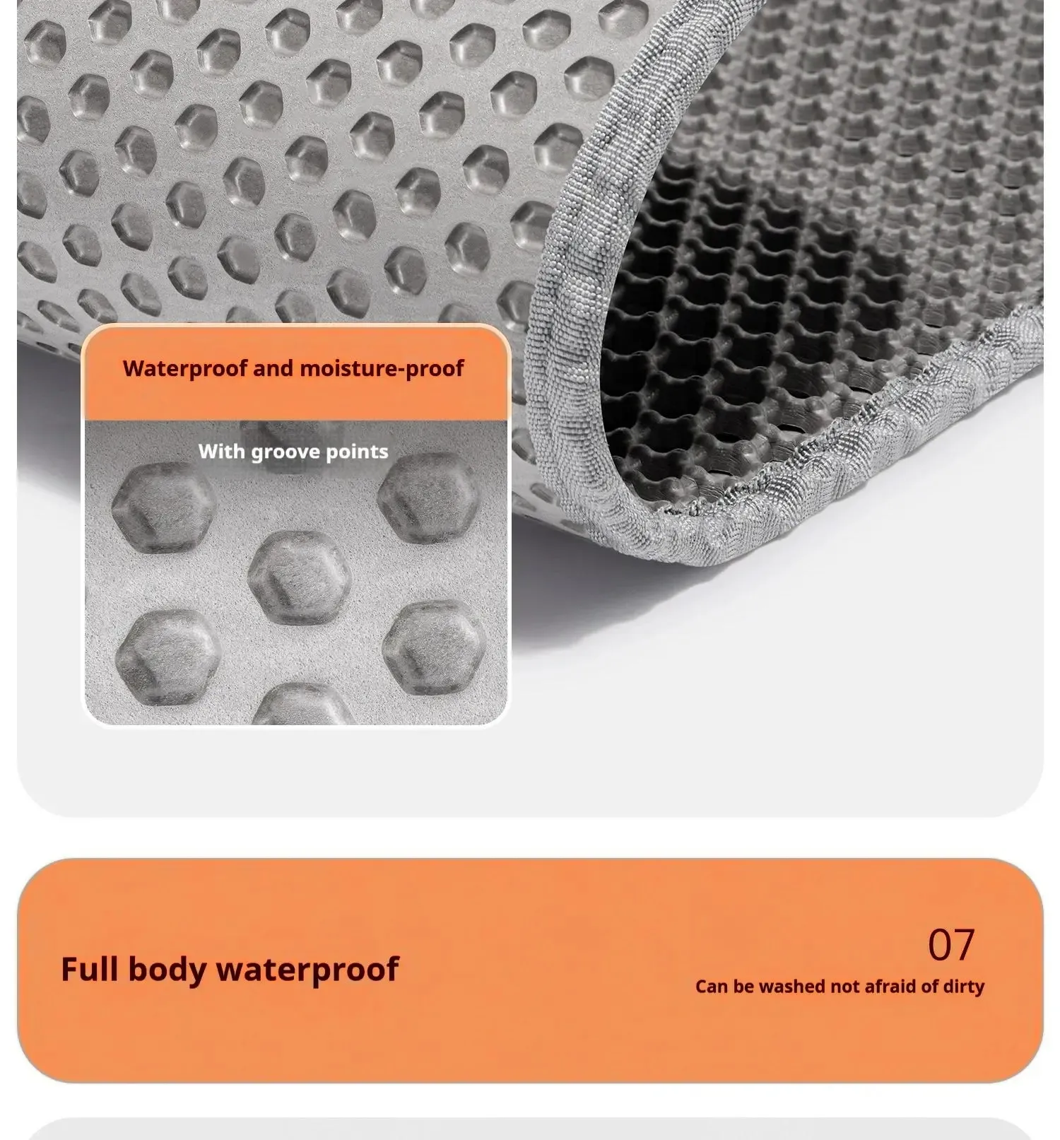 Large Double-Layer Cat Litter Mat – Anti-Splash Filtering & Sand Trapping Mat for Litter Boxes Large Double-Layer Cat Litter Mat – Anti-Splash Filtering & Sand Trapping Mat for Litter Boxes