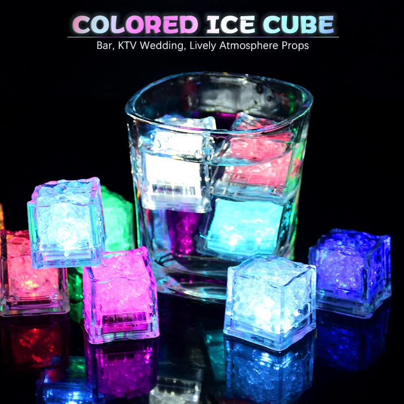 Set of 5 Multicolor Waterproof Light Up Ice Cubes for Drink Glow in The Dark LED Ice Cube Lights Wedding Bar Club Party Supplies
Set of 5 Multicolor Waterproof Light Up Ice Cubes for Drink Glow in The Dark LED Ice Cube Lights Wedding Bar Club Party Supplies