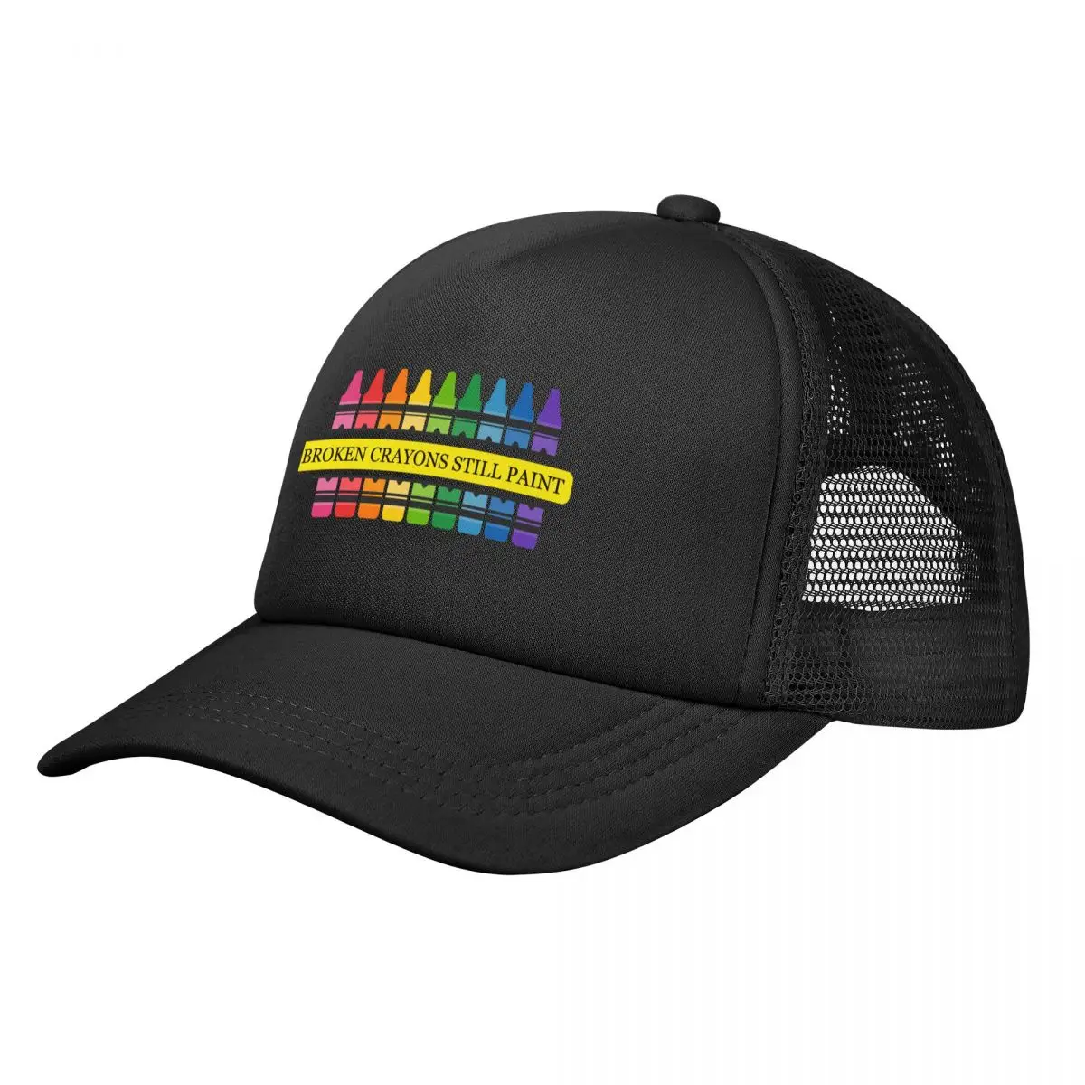 

Broken Crayons Still Paint Baseball Cap Designer Hat Sports Cap beach hat black Sun Hats For Women Men's