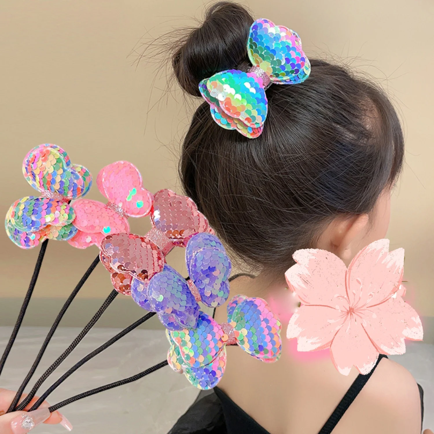 2023 Colorful Sequin Butterfly Hair Bun Maker Kids Headwear Lazy Hair Bands for Baby Cute Headband Infant Girls Hair Accessories
2023 Colorful Sequin Butterfly Hair Bun Maker Kids Headwear Lazy Hair Bands for Baby Cute Headband Infant Girls Hair Accessories
