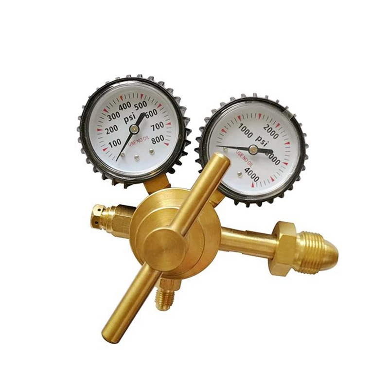 1 Piece Precise Brass Nitrogen Regulator Reliable Brazing Heavy-Duty Soldering Gold High Pressure Pressure Tests
1 Piece Precise Brass Nitrogen Regulator Reliable Brazing Heavy-Duty Soldering Gold High Pressure Pressure Tests
