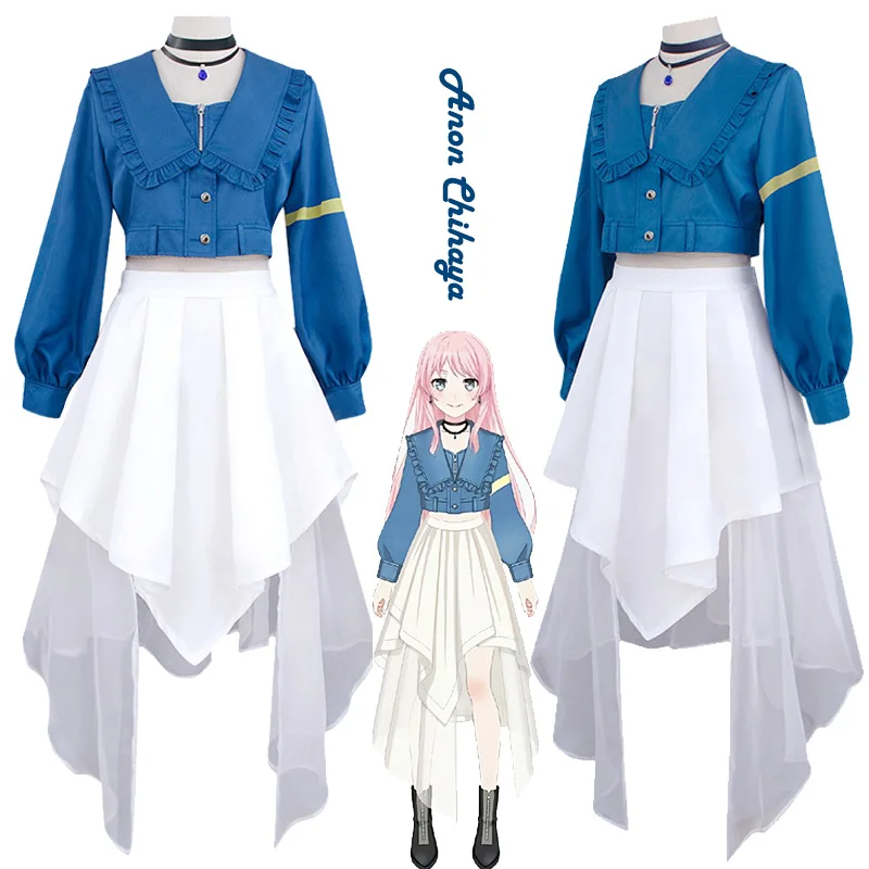 Anime Anon Chihaya Cosplay BanG Dream Its MyGO Cosplay Costume Uniform Top Skirt Full Set Halloween Party Women Costumes
Anime Anon Chihaya Cosplay BanG Dream Its MyGO Cosplay Costume Uniform Top Skirt Full Set Halloween Party Women Costumes